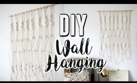 DIY Tumblr Room Decoration! DIY ROOM DECOR 2017! Easy & Inexpensive Macrame !