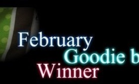 February Subbie Goodie Bag Winner