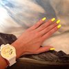 Neon yellow nails