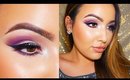 New Years Eve Makeup Tutorial | Purple & Ombre Glitter liner