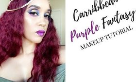 Caribbean Blue Gold Makeup Tutorial|#MakeiMakeupChallenge  Day 3|Makeigurl