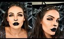 Glam Cat Halloween Makeup | Collab with Natalie Torres