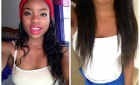 How I Straighten & Style My Curly Hair