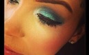 Creative Bright Eyeshadow Tutorial using WETNWILD "Blue had me at hello" palette