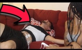BOYFRIEND EXPERIENCES THE PAIN OF GIVING BIRTH!!