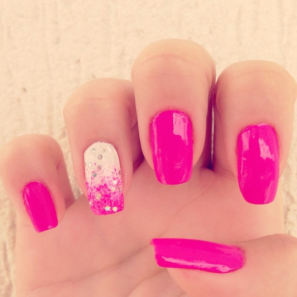 Carnival Pink Nails! | Bruna V.'s Photo | Beautylish