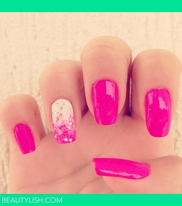 Carnival Pink Nails! | Bruna V.'s Photo | Beautylish