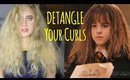 Detangle Your Waves & Curls DRY | India Batson | ft. Hermione Granger