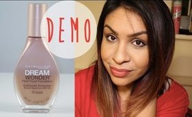 Maybelline Dream Wonder Fluid Touch Foundation First Impressions Review & Demo