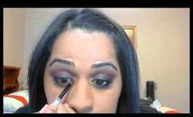 Holiday Makeup Tutorial - NYE Dramatic Purple Smokey Eye