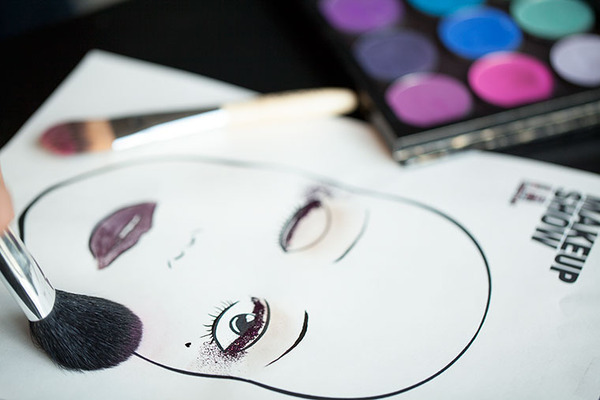 How To Make A Makeup Face Chart