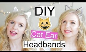 DIY Sunday - Cat Ear Headbands
