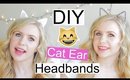 DIY Sunday - Cat Ear Headbands