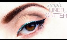 Tutorial: Simple Liner & Glitter | Brow Week Makeup