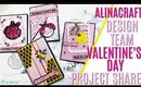 AlinaCraft Design Team Project Share! Valentines Day Shaker, Valentines Day Cards & MORE