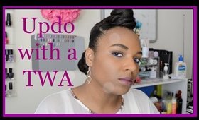 TWA Updo Hairstyle