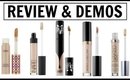 HIGH END CONCEALER BATTLE | 5 HIGH END REVIEWS AND DEMOS