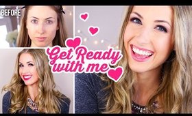 GET READY WITH ME: Valentine's Day || Drugstore Edition