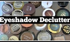 Single Eyeshadow Collection Declutter