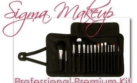 (CLOSED)Giveaway!!! Sigma Premium Brush Kit & Review.