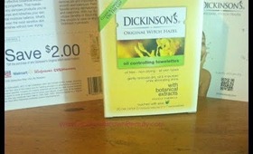 In Review: Dickinson's Witch Hazel Towelettes