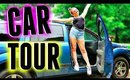 CAR TOUR 2018 | CLEANING OUT MY CAR🚗