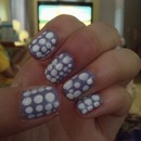 cute polka dot nails
