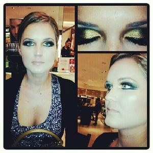 I did this for a girl who wanted  something different for Vegas.