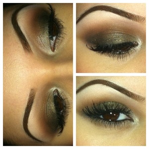 More of a natural smokey eye without the intense eyeliner. 