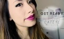 GET READY WITH ME:  BERRY LIPS AND CATEYE LOOK