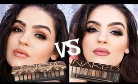 URBAN DECAY NAKED Reloaded VS NAKED Original Palette | Swatches, Review, & 2 LOOKS!