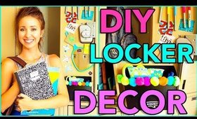 DIY LOCKER DECORATIONS | Back To School 2015