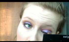 Natural purple look using MAC pigment
