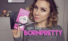 MINI HAUL: BORNPRETTY - PĘSETA, SZTUCZNE RZĘSY I PALETA MATOWYCH CIENI