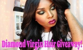 New Year /New Hair Give Away!!! DiamondVirginHairCompany 3 bundles of Peruvian Hair giveaway!