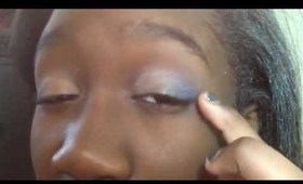 Blue & Pink Smokey Eye Makeup Tutorial