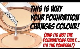 THE REAL REASON YOUR FOUNDATION CHANGES COLOUR AND HOW TO STOP IT!