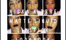 Nicka K True Matte's Liquid Lipstick Lookbook