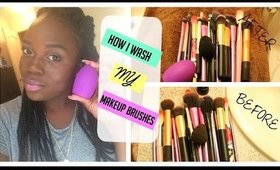 ♡ HOW TO:♡  Easily Wash Your Makeup Brushes! | AFFORDABLE