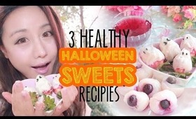 3 Low Calorie: Healthy Halloween Spooky Sweets Recipes - Great alternatives to candy!