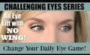 A NO WING Eye Lift for DOWNTURNED HOODED DEEPSET EYES | The Challenging Eyes Series