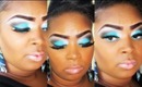 Teal and Brown Make Up Tutorial