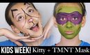SIMPLE Kids Kitty + Teenage Mutant Ninja Turtle Mask | HALLOWEEN 2014