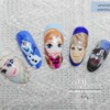 Frozen Nail Art/ Anna/ Elsa/ Olaf/ Kristoff/ Sven/ Frozen Characters/ Jell Nail Art