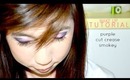 Makeup Tutorial | Purple Cut-Crease Smokey Eye Look • MichelleAXOXO ☠