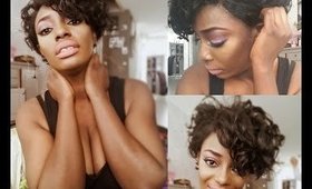 Diy beginners :sexy Curly ta Looking Tapered Lacewig By WowAfrican