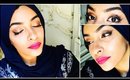 Eid Full Face Makeup Tutorial + Smokey eye & Matte lips | REEM NOOBO