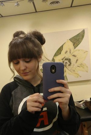 space buns by Christy Farabaugh 