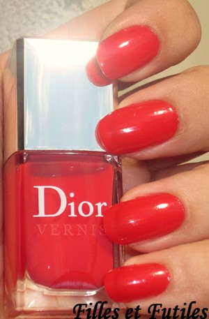 Dior Calypso nail polish. Part of the Summer mix 2012 Collection. Jelly finish.