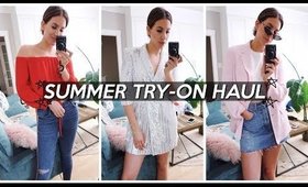 SUMMER TRY-ON CLOTHING HAUL! | Jamie Paige